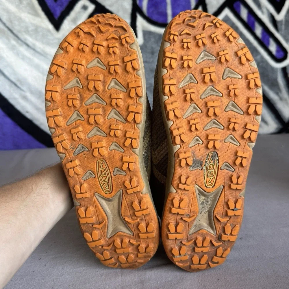 Size 10 - Keen Men's‎ 450 Dirt Light Curry/Orange Pepper Trail Shoes 1029756